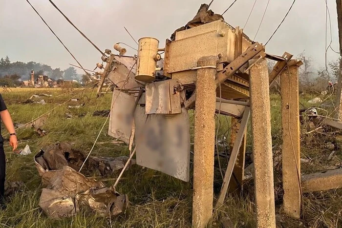 Explosion in der Region Zhytomyr: 735 Haushalte ohne Strom (Foto)