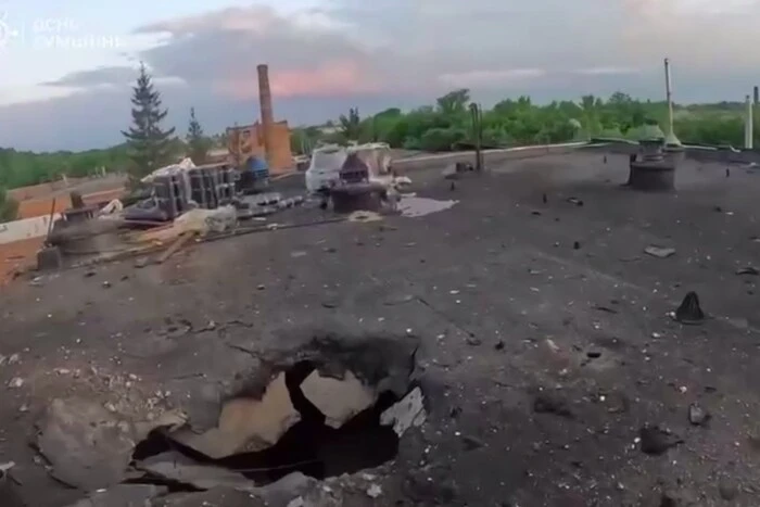Sumy: the enemy struck a food enterprise (video)