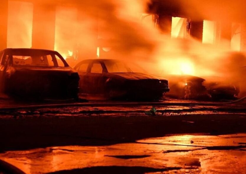 Hostile drones hit industrial facilities in Zaporizhzhia