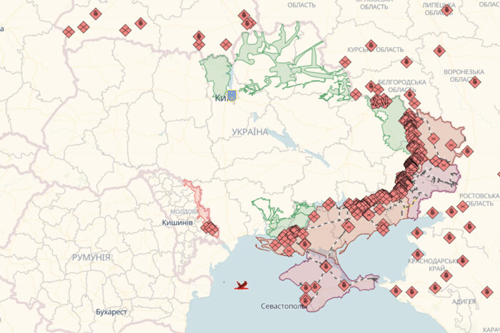 Онлайн-карта бойових дій в Україні на 23 травня: ситуація на фронті