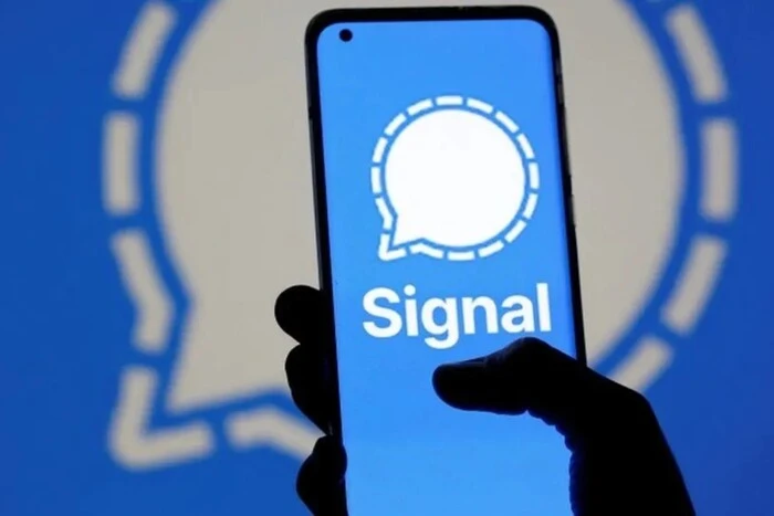 Зображення емблеми Signal з проміжним текстом