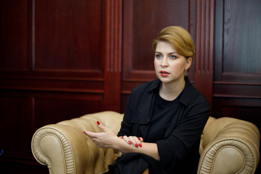 Степанішина на прес-конференції