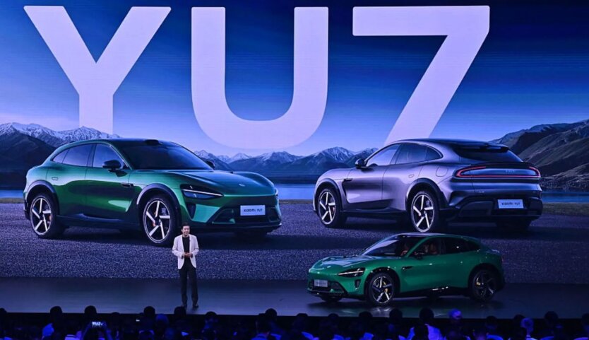 Xiaomi бросает вызов Tesla в Китае новым электрокроссовером YU7
