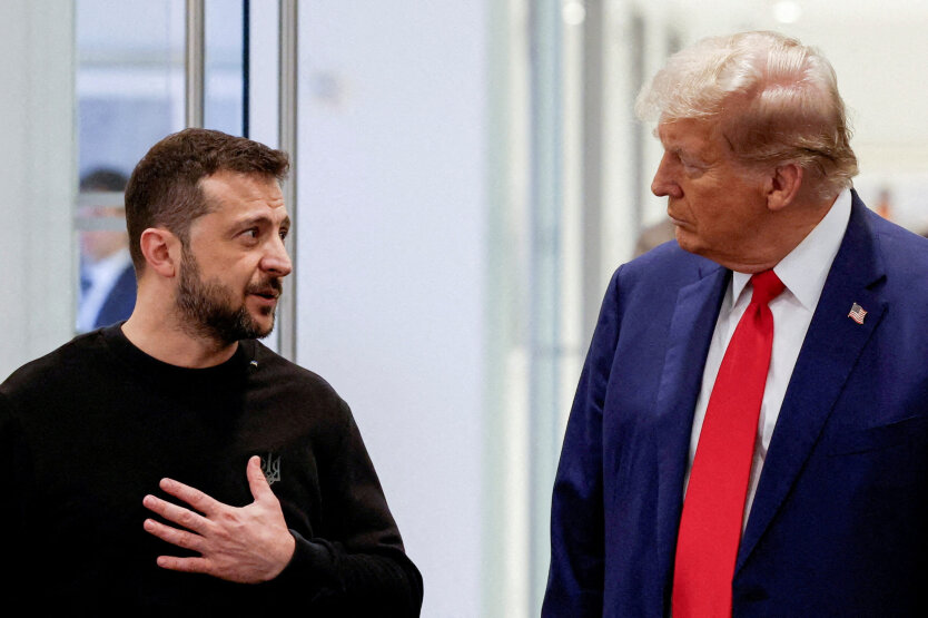 Трамп та Зеленський на переговорах